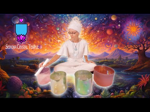 Anahata Chakra: Heart Healing Crystal Singing Bowl Set