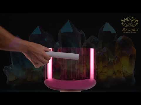 11" F#+45 Radiant Rose Crystal Singing Bowl