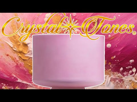 9" E-15 Pink Ocean Gold Bowl from Crystal Tones