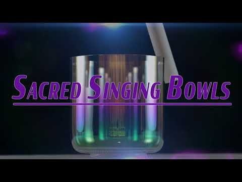 7.25" G+32 Prismatic Rainbow Bowl from Sacred Singing Bowls