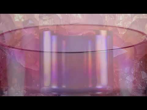 10.5" D#+8 Solar Violet Crystal Symphony Bowl