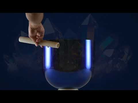Tranquil Sea Singing Bowl with Gold inside from Sacred Singing Bowls