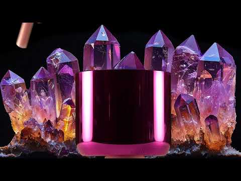 10.25” D#+10 Magenta Manifestation Crystal Symphony Bowl