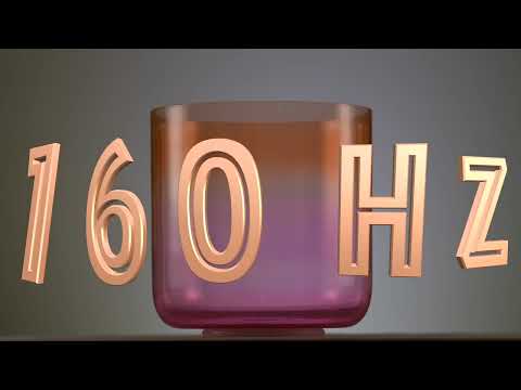 9" E-43 Harmonic Sunrise Crystal Bowl