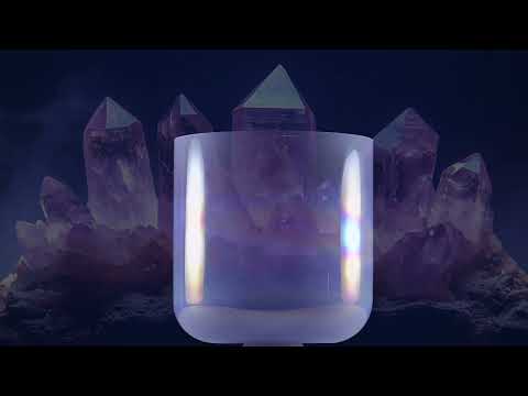 14.25" D-19 Lilac Blossom & Prismatic Sacred Symphony Bowl