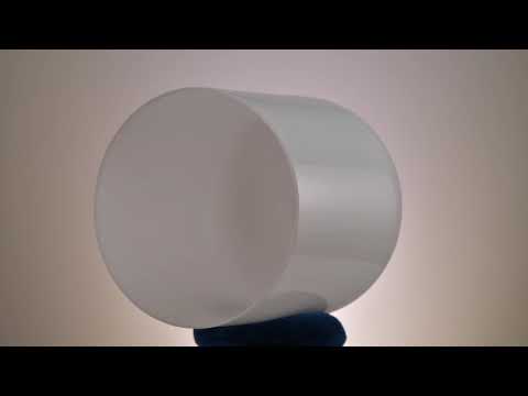 8" A#+0 Light White Quartz Singing Bowl from Bowls of Sound