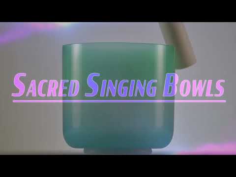 5.75" G#-36 Turquoise Tide Crystal Singing Bowl