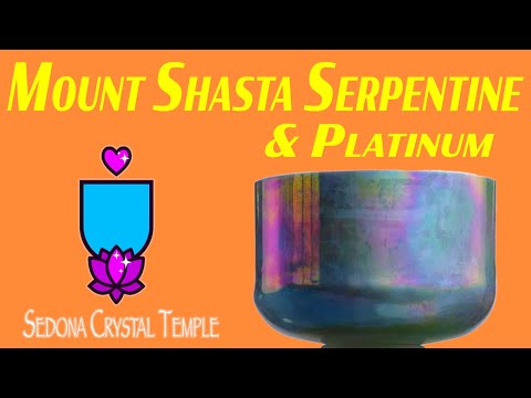 Serpentine & Platinum Sound Bowl from Bowls of Sound