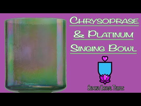 8" C-45 Chrysoprase & Platinum, Crystal Tones™