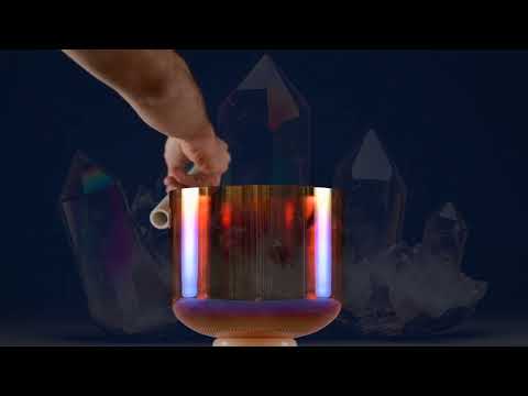 9" B+6 Topaz Transformation Singing Bowl