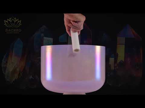 12" F-39 Lilac Blossom Crystal Singing Bowl