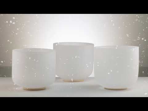 Frosted Singing Bowl Set: C Major