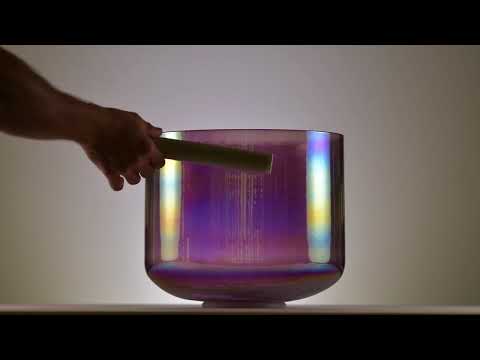 11.75" A#+39 Amethyst Activation Singing Bowl from Sacred Singing Bowls