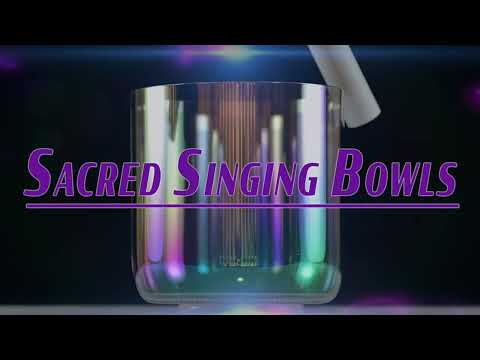 7.25" G#+4 Prismatic Rainbow Bowl from Sacred Singing Bowls