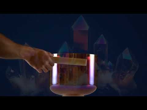 9" A+17 Healing Violet Flame Singing Bowl