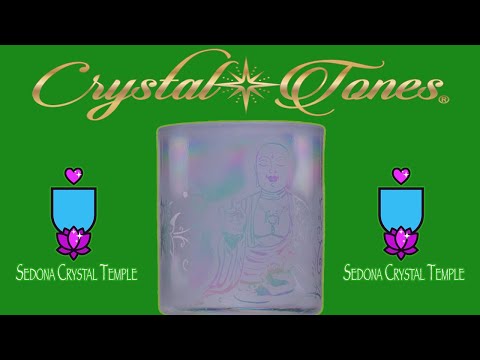 7" G#+10 Platinum etched with Buddha, Crystal Tones™