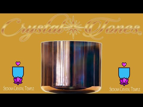 Crystal Tones Alchemy Bowl: Tibetan Quartz Copper & Platinum