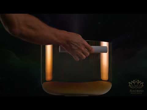 13" D#-24 Desert Hymn Crystal Singing Bowl