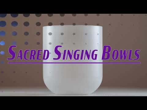 6" F-21 White Light Quartz Bowl from Bowls of Sound