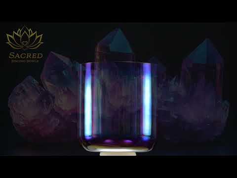 10" A#-8 Amethyst Activation Crystal Singing Bowl