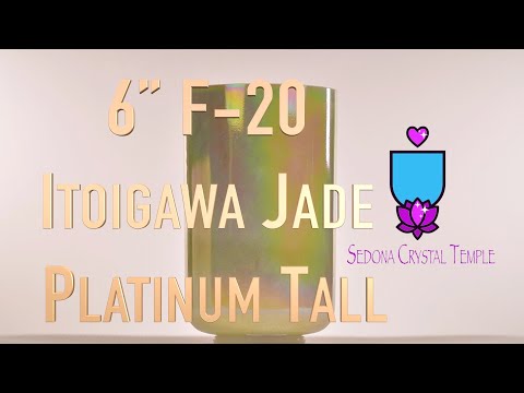 6" F-20 Itoigawa Jade Platinum Tall, Crystal Tones™