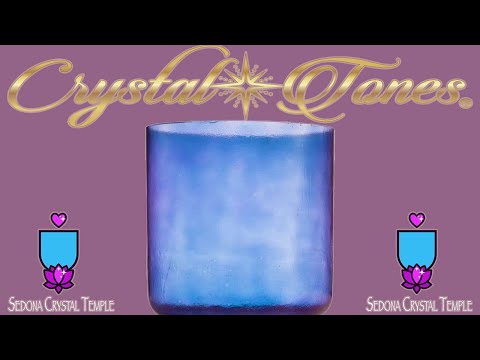 8" D-50 Apophyllite Violet Aura Gold, Crystal Tones™