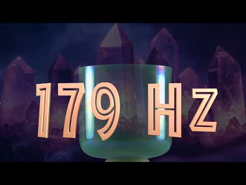 9.25" F+45 Serene Sea Crystal Singing Bowl