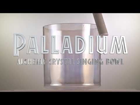 8" A#-20 Palladium Singing Bowl from Crystal Tones