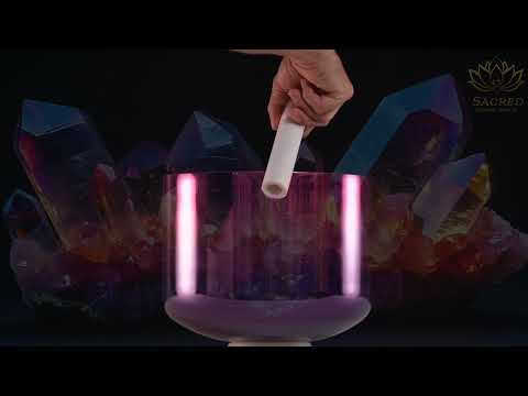 11" G#-34 Divine Love Crystal Singing Bowl