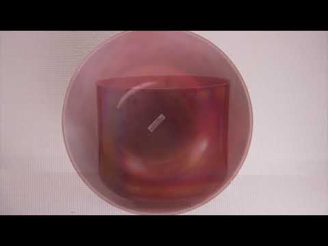 10" G+15 Ruby & Mother of Platinum Crystal Singing Bowl, Crystal Tones™