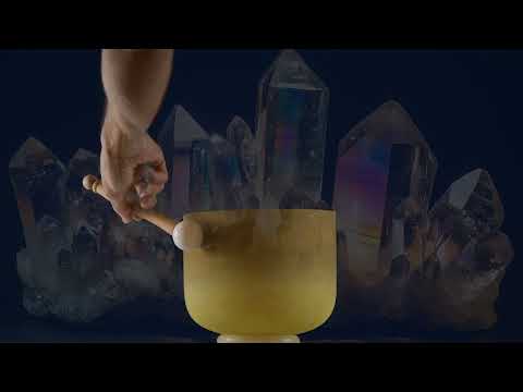 7.75" G+24 Golden Healer Frosted Singing Bowl