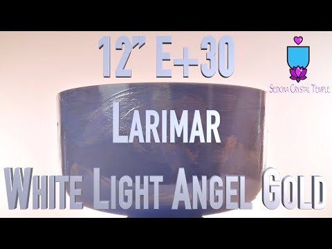 12" E+30 Larimar & White Light Gold, Crystal Tones™