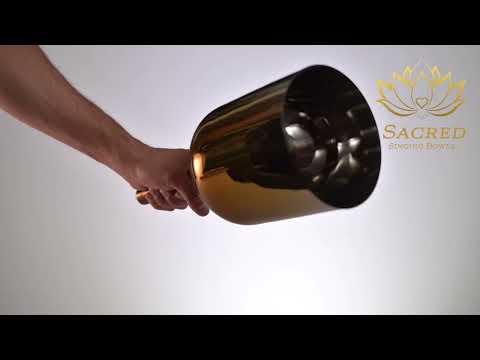 7" A#-3 Desert Hymn Crystal Singing Bowl, Handheld