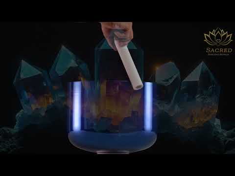 12" E-46 Tranquil Sea Crystal Singing Bowl