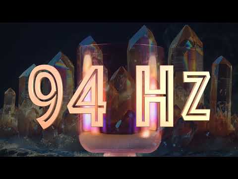 11.75” F#+25 Solar Violet Crystal Symphony Bowl, Tall