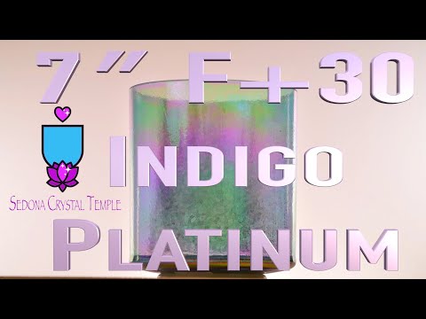 7" F+30 Indigo & Platinum, Crystal Tones™