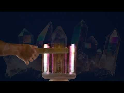 8" A+47 Solar Violet Singing Bowl