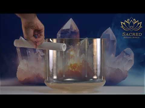 10" F+23 Morning Sun Crystal Singing Bowl