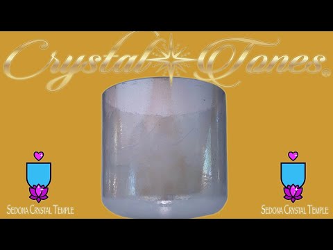 9" F+30 Azeztulite White Light Aura Gold, Crystal Tones™