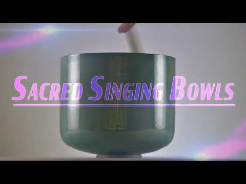 Teal Sapphire Singing Bowl