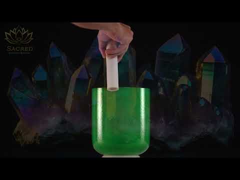 Emerald Heart Singing Bowls