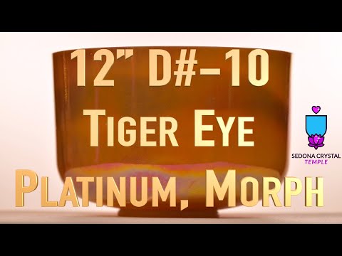 12" D#-10 Tiger Eye & Platinum Morph, Crystal Tones™