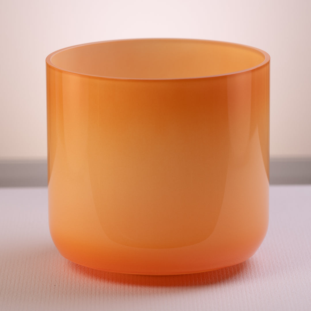 Crystal Singing Bowls: E Note, + cent