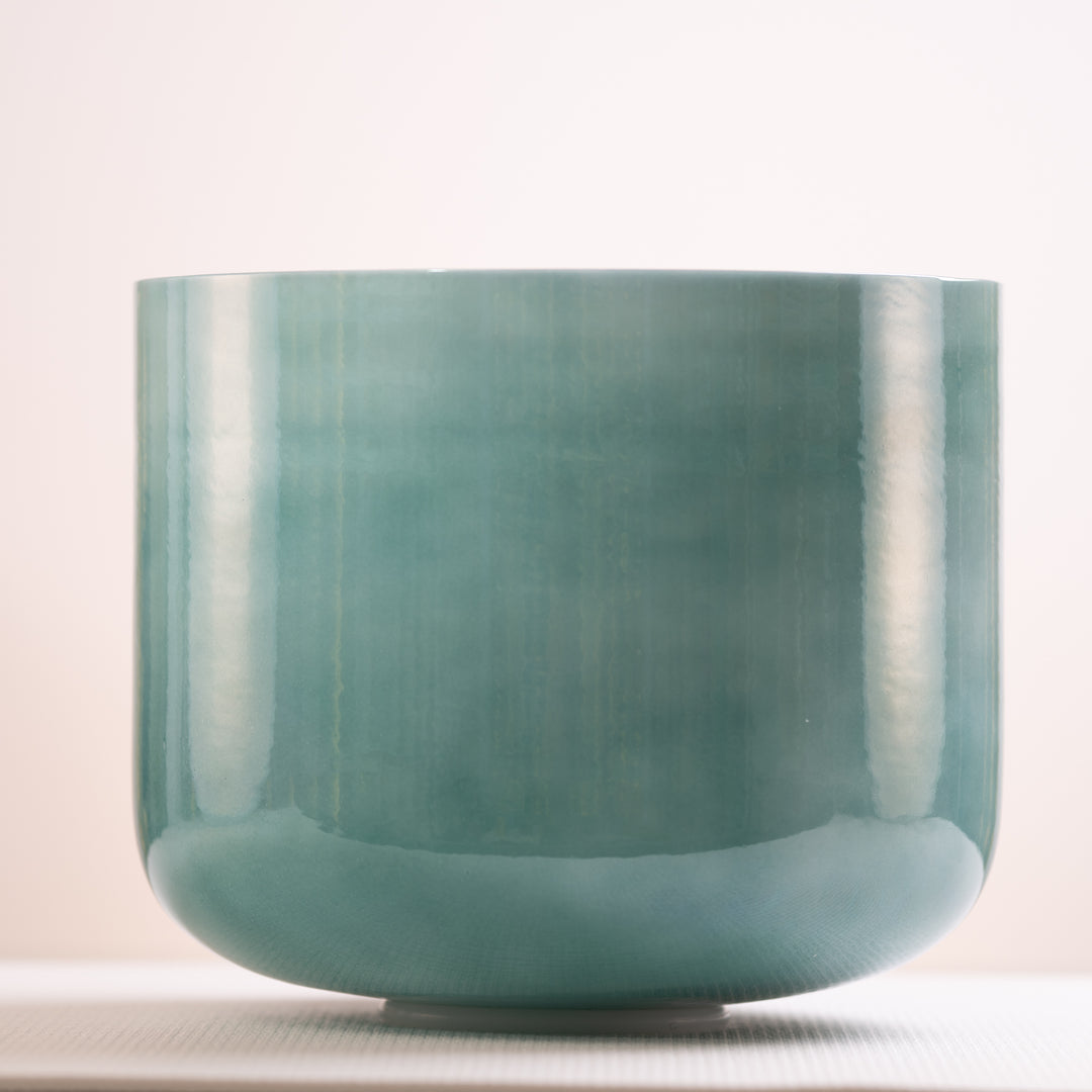 Crystal Singing Bowl: A# Note, + Cent