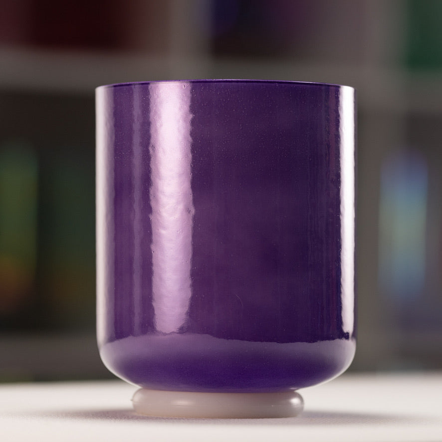 Crystal Singing Bowls: A# Note, - Cent