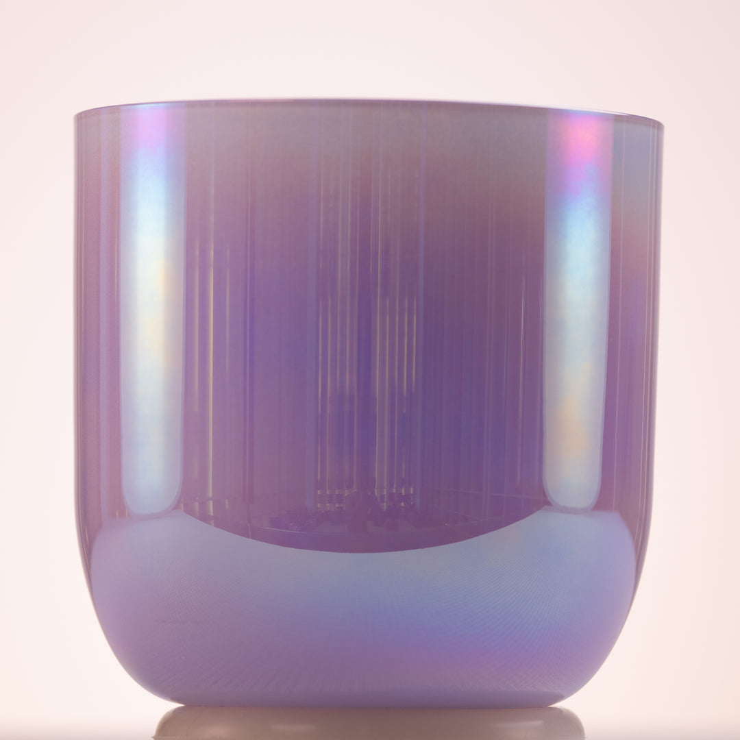 Crystal Singing Bowls: F#, + Cent