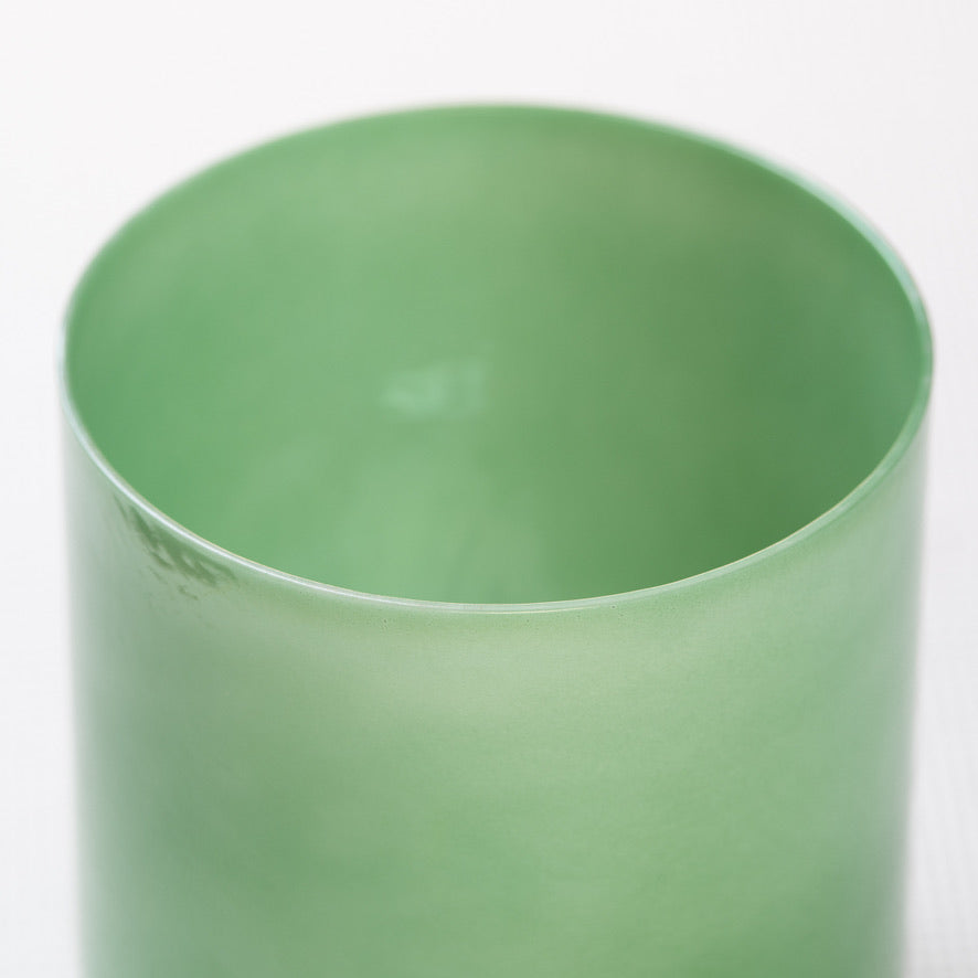 6" F-2 Green Aventurine Color Crystal Singing Bowl, Pearlescent, Perfect Pitch, Sacred Singing Bowls