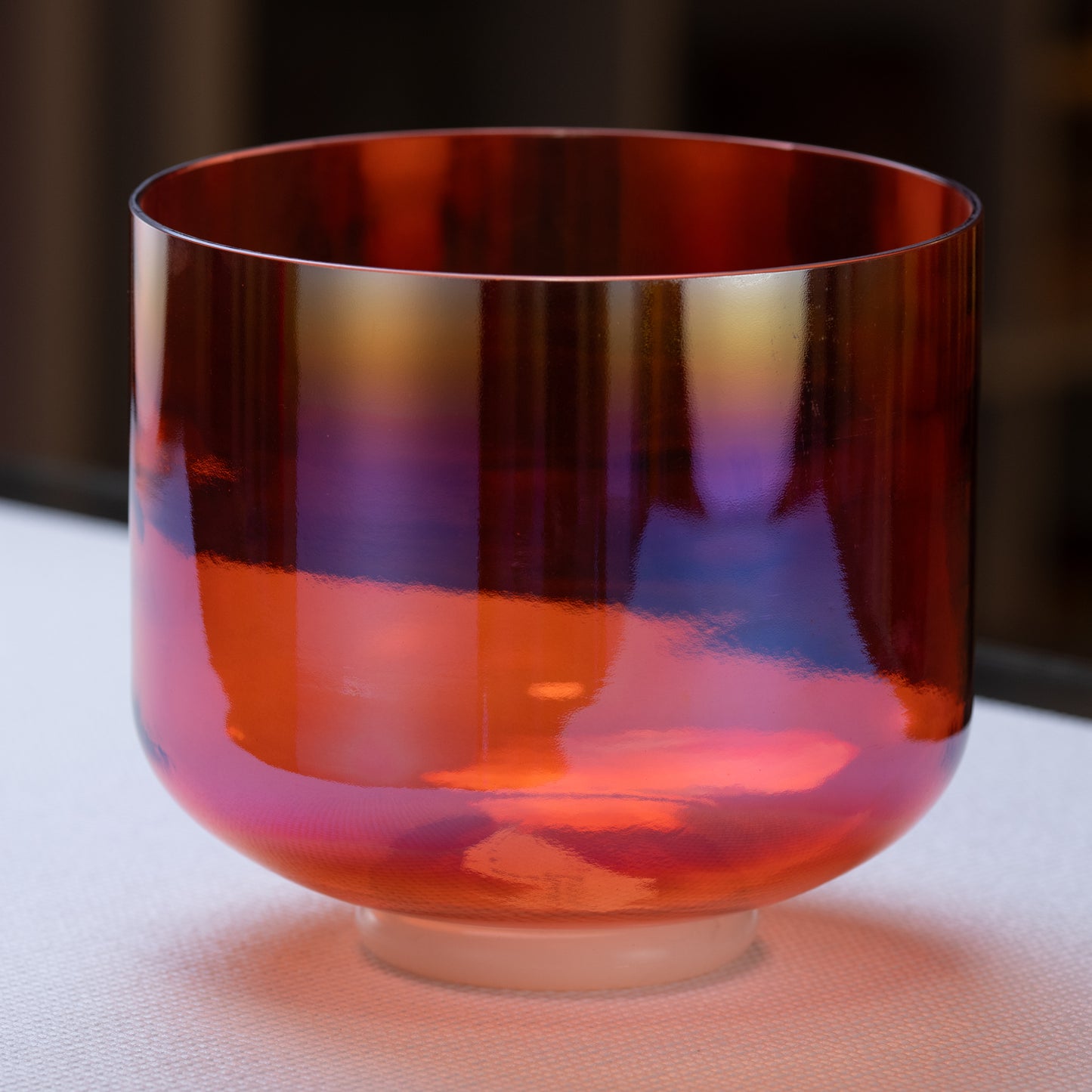 9" B+6 Topaz Transformation Crystal Singing Bowl