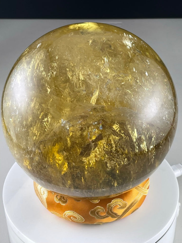 Large Citrine Sphere