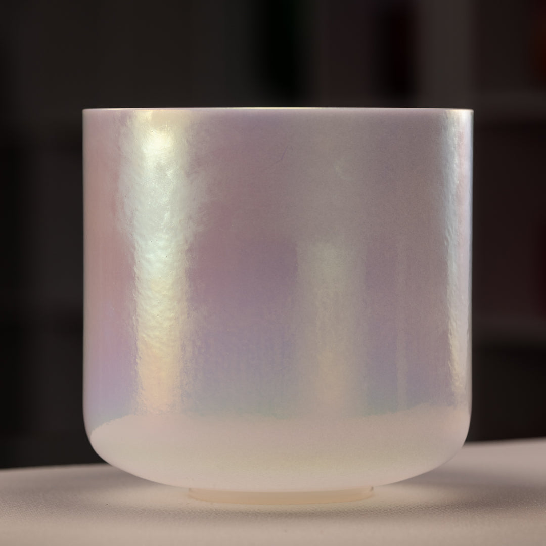 9" F+22 Majestic Moon Crystal Singing Bowl